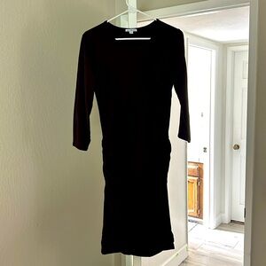 James Perse jersey dress with ruching size 3